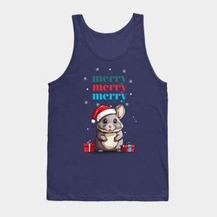 Christmas Chinchilla Tank Top